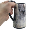 Handmade Ox Horn Viking Drinking Mug | 100% Natural Buffalo Horn Beer Cup for Weddings and Celebrations