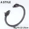 Wolves Arm Ring | 316L Stainless Steel