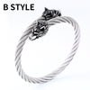 Wolves Arm Ring | 316L Stainless Steel
