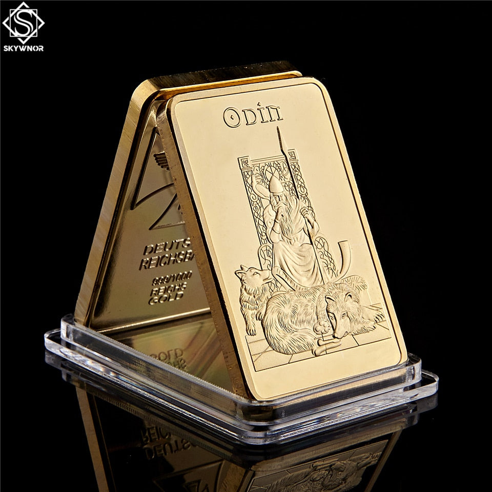 Odin Allfather imitation 1OZ Gold Bullion Bar Collection