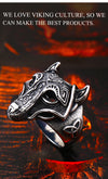 Fenrir the Great Wolf Rings | 316L Stainless Stee LR534