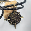 Vegvisir Compass Rune Necklace Pendant