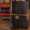 Vintage Nautical Spiral Notebook Diary - PU Leather