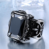 CLASSIC CLAW STAINLESS STEEL CZ RING